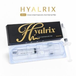 Hyalrix 20ml black-gold dermal filler box with syringe package