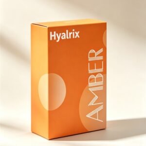 Hyalrix Amber skin booster mesotherapy serum packaging