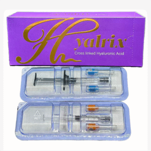 Hyalrix Deep Line 2 x 1.1ml verified box and pre-filled syringe package detail