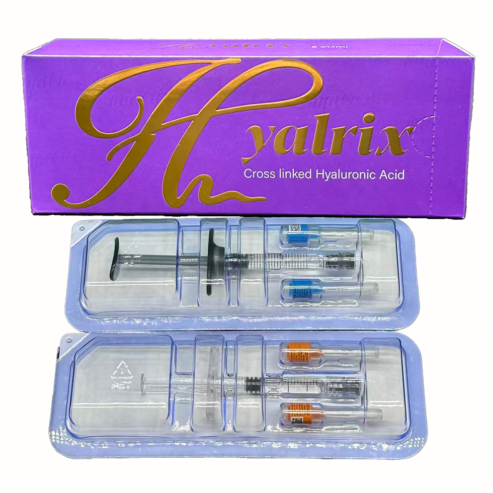 Hyalrix Deep Line 2 x 1.1ml verified box and pre-filled syringe package detail