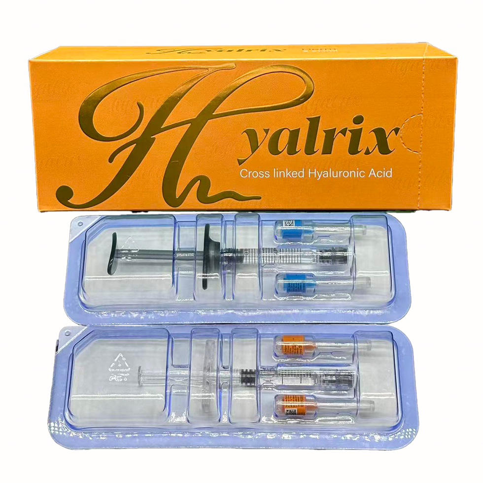 Hyalrix Derm Line 2 x 1.1ml verified box and pre-filled syringe package detail