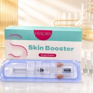 Hyalrix Mixed Vitamin Skin Booster premium product hero image with syringe tray