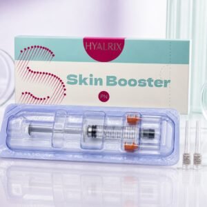 Hyalrix PN Skin Booster premium product hero image with syringe tray